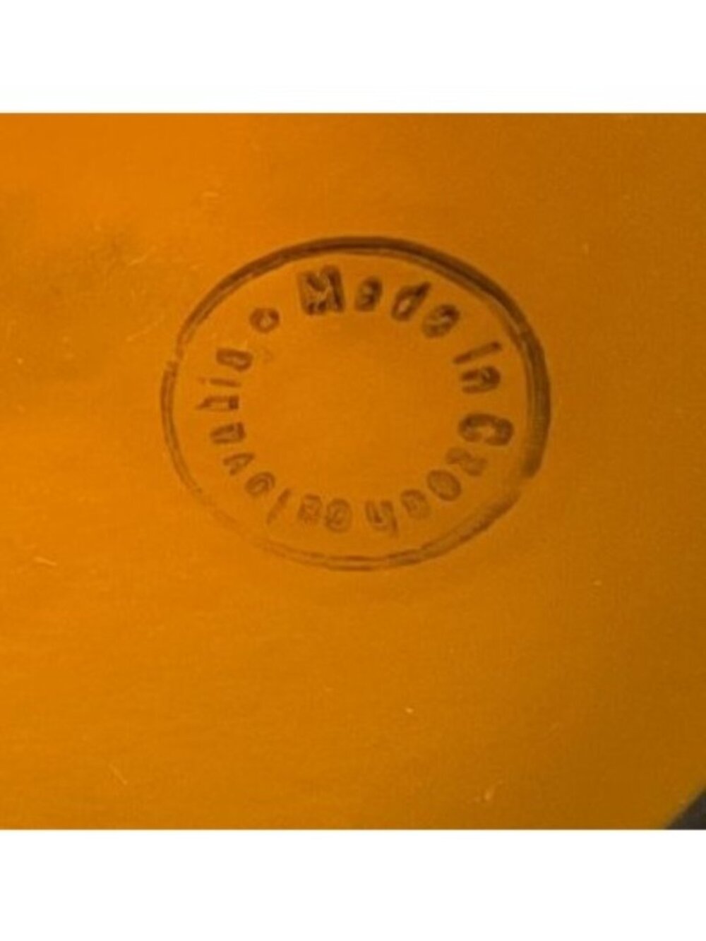 Vintage Bohemian Czech Tango Art Nouveau Glass Vase Yellow Silver Overlay 10"H - Picture 7 of 7